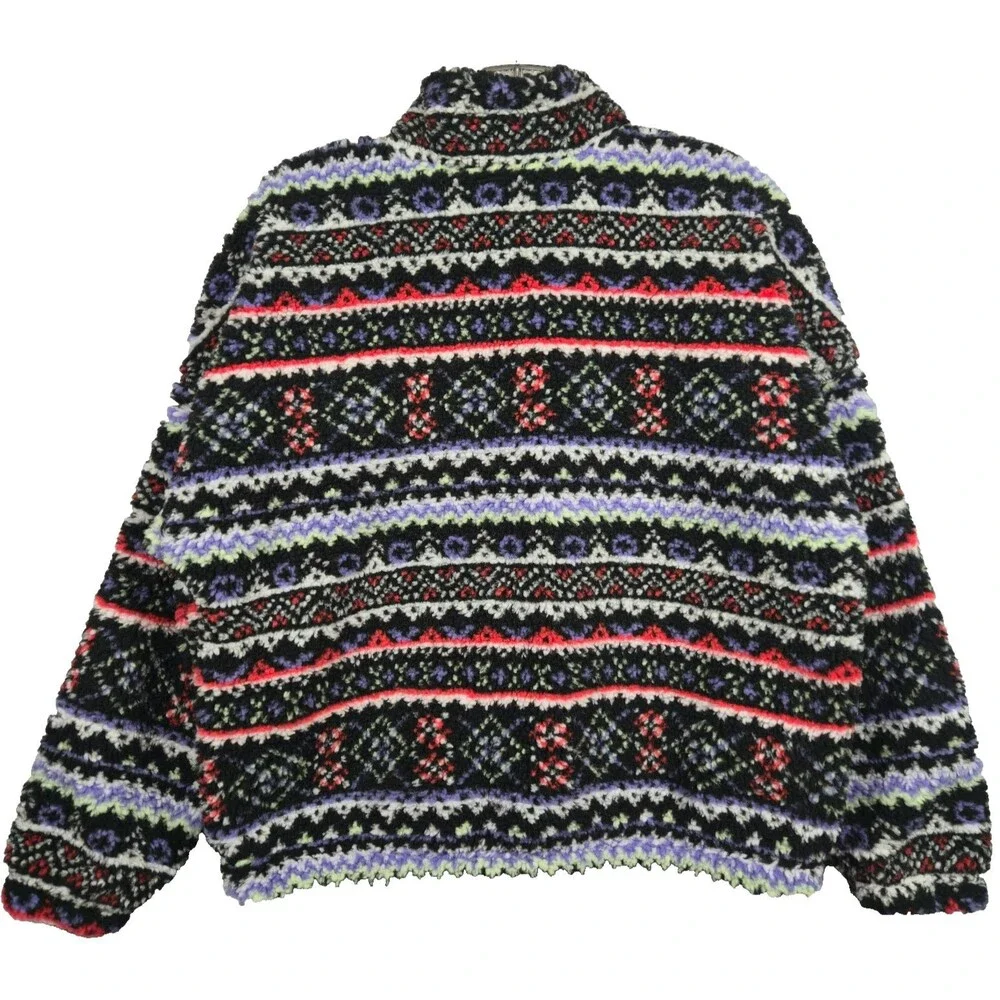 DSG Girls' Cozy Fleece multicolor Full Zip Jacket NWT EXTRA LARGE 16